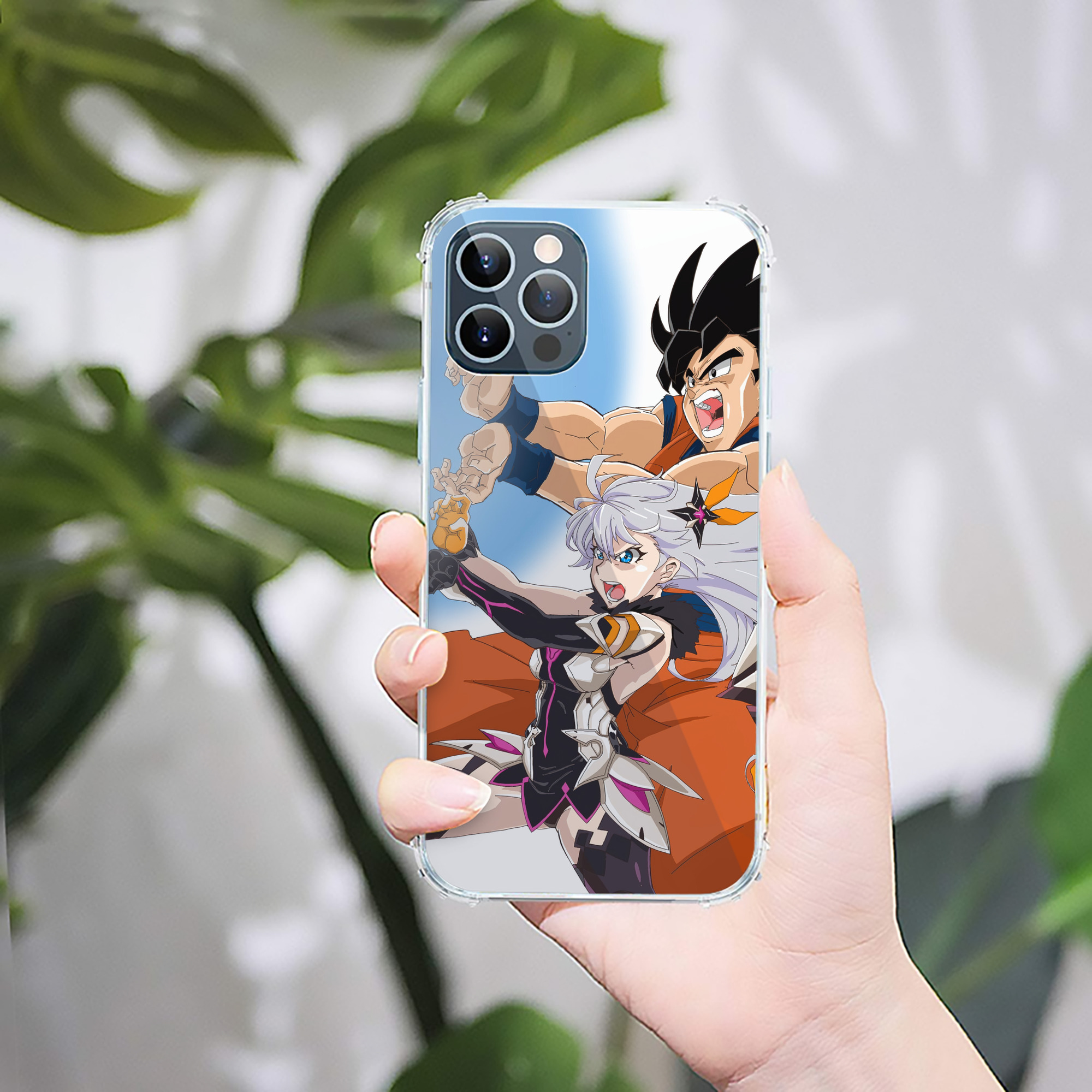 （画像用） ドラゴンボール DRAGON BALL 【iPhone 12シリーズ対応】透明スマホケース（クリアソフトケース）